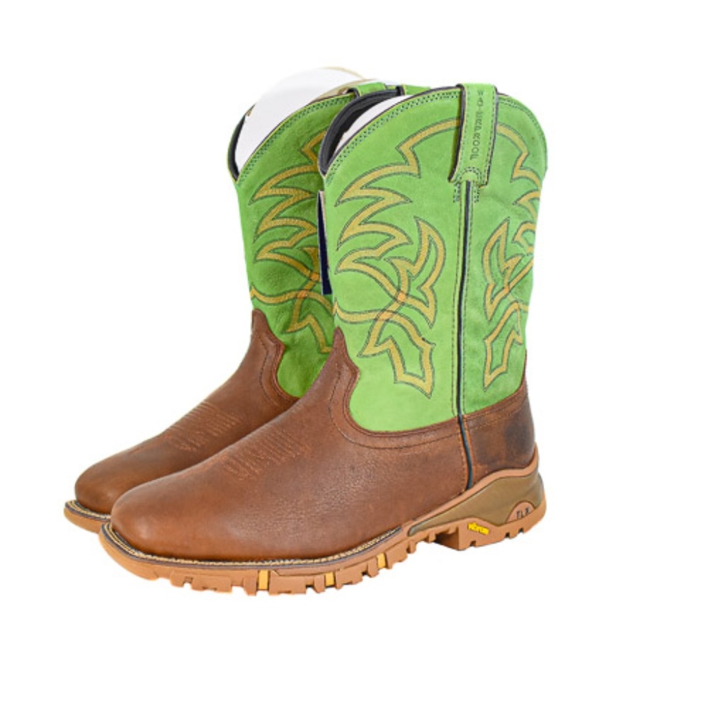 Tony Lama Men's Roustabout Green Work Boots NEW!
